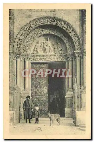 Ansichtskarte AK Angouleme portail de la Cathedrale St Pierre XII siecle