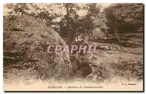 Cartes postales Nemours Rochers de Chaintreauville