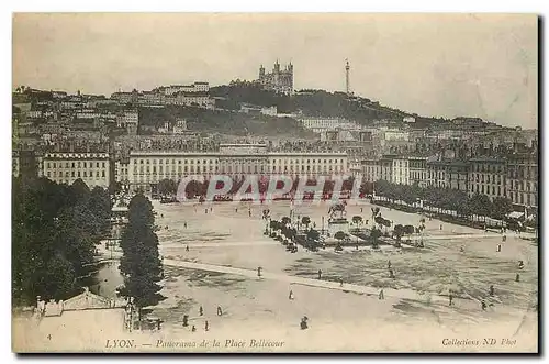 Cartes postales Lyon Panorama de la Place Bellecour