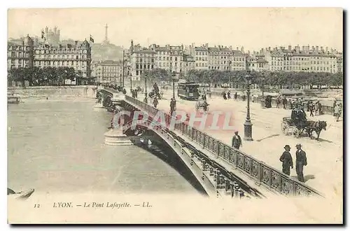 Cartes postales Lyon le Pont Lafayette