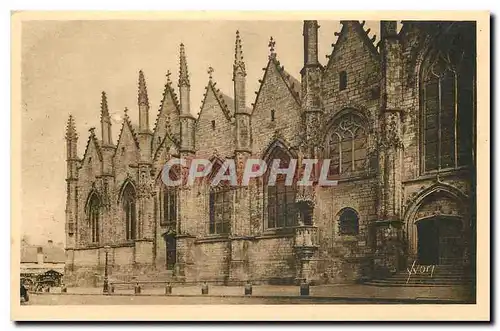 Cartes postales La Douce France Bretagne Vitre Ille et Vilaine Eglise Notre Dame XV et XVI siecles face laterale