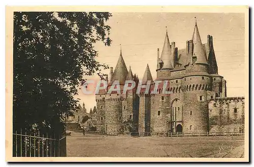 Ansichtskarte AK La Douce France Bretagne Vitre Ille et Vilaine place du Chateau