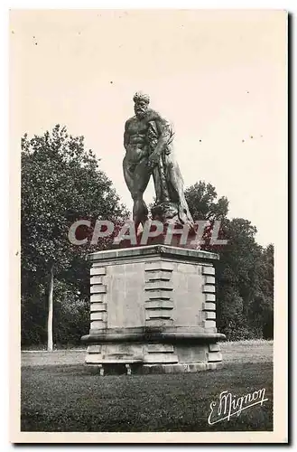 Cartes postales Chateau de Vaux le Vicomte S et M Statue d'Hercule