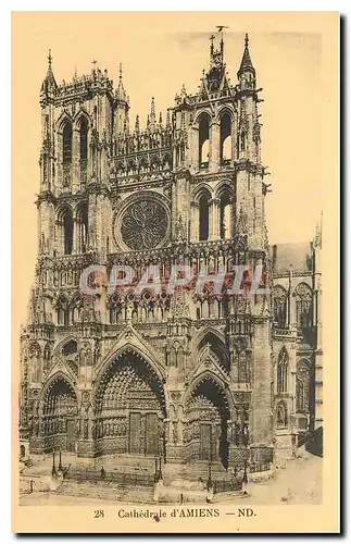 Cartes postales Cathedrale d'Amiens