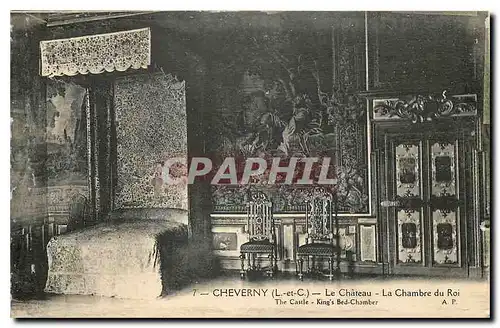 Ansichtskarte AK Cheverny L et C le Chateau la chambre du Roi