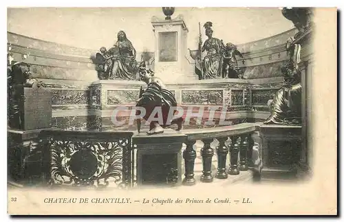 Cartes postales Chateau de Chantilly la Chapelle des Princes de Conde