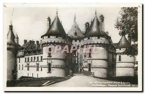 Cartes postales Chaumont sur Loire le Chateau facade sud ouest