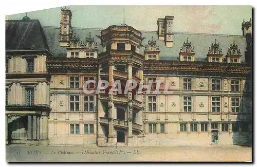 Cartes postales Blois le Chateau l'Escalier Francois 1er