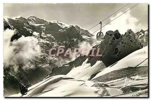 Ansichtskarte AK La Flegere super Chamonix le Mont Blanc la chaine de l'Index et les Pistes de ski