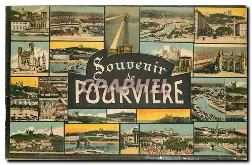 Cartes postales Souvenir de Fourviere Lyon