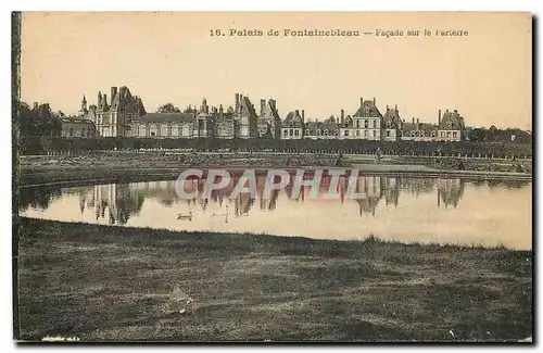 Ansichtskarte AK Palais de Fontainebleau facade sur le Parterre