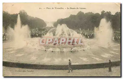 Ansichtskarte AK Parc de Versailles le Bassin de Latone