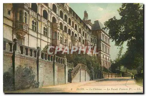 Ansichtskarte AK Blois le Chateau la Facade Francois Ier