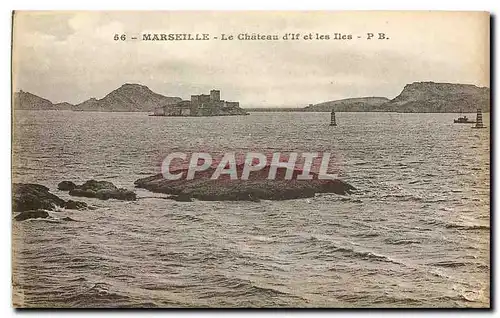 Cartes postales Marseille le chateau d'If et les Iles