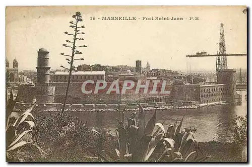 Cartes postales Marseilles Fort Saint Jean