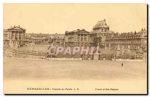 Cartes postales Versailles facade du Palais