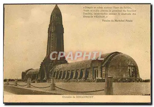 Cartes postales Ossuaire de Douaumont