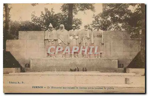 Ansichtskarte AK Verdun le Monument aux enfants de Verdun morts pendant la guerre