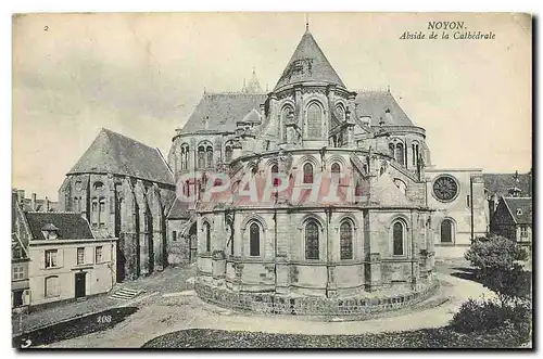 Cartes postales Noyon Abside de la Cathedrale