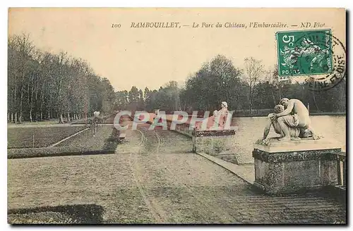 Ansichtskarte AK Rambouillet le Parc du Chateau l'Embarcadere