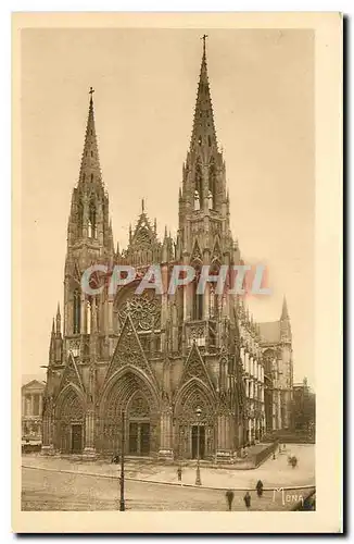 Ansichtskarte AK Les Petits Tableaux de Normandie Rouen la Ville Musee l'Eglise Saint Ouen de style gothique rayo