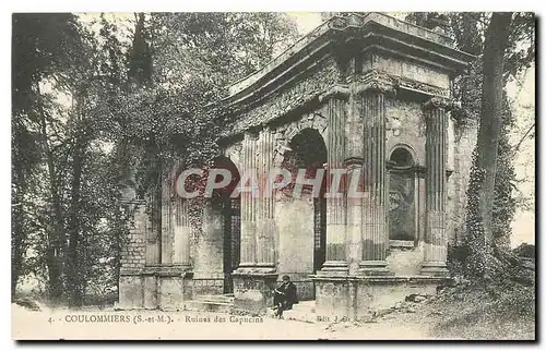 Cartes postales Coulommiers S et M Ruines des Capucins