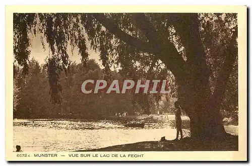 Cartes postales Munster vue sur le Lac de la Fecht