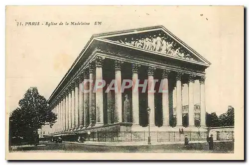 Cartes postales Paris Eglise de la Madeleine