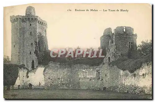 Cartes postales Environs de Melun les Tours de Blandy