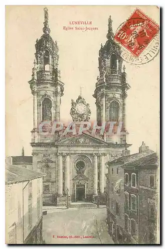 Cartes postales Luneville Eglise Saint Jacques