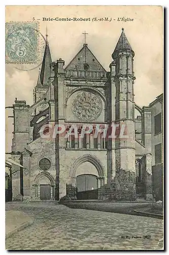 Cartes postales Brie Comte Robert S et M l'Eglise