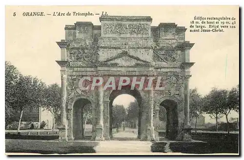 Cartes postales Orange l'Arc de Triomphe