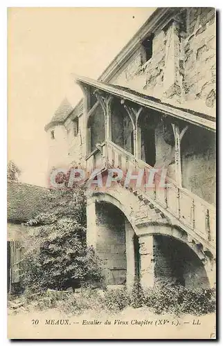 Cartes postales Meaux Escalier du Vieux Chapitre XV S