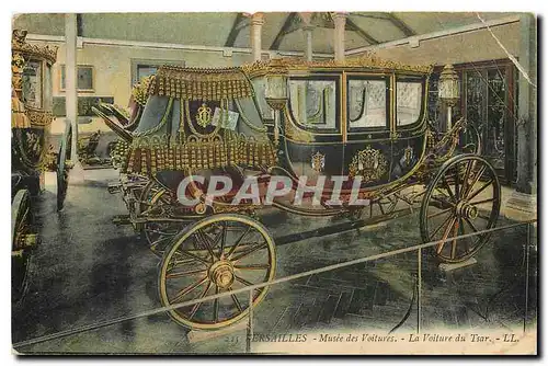 Cartes postales Versailles Musee des Voitures la Voiture du Tsar Russie Russia