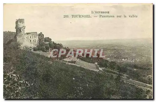 Cartes postales L'Auvergne Tournoel Panorama sur la Vallee