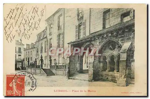 Cartes postales Luxeuil Place de la Mairie