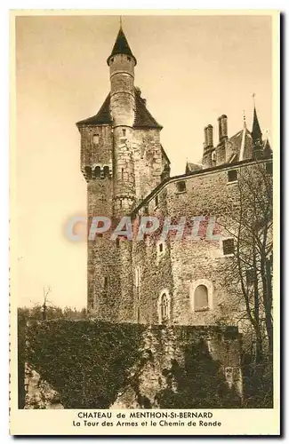 Cartes postales Chateau de Menthon St Bernard la Tour des Armes et le Chemin de Ronde