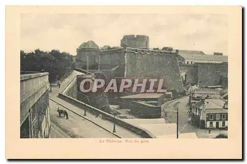 Cartes postales Le Chateau vue du pont