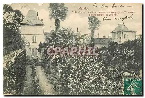 Cartes postales Meudon Villa Moliere ancienne maison de campagne d'Armande
