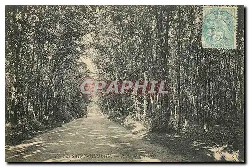 Cartes postales Foret de Saint Germain Route de Carrieres