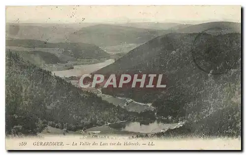 Ansichtskarte AK Gerardmer la Vallee des Lacs vue du Hohneck