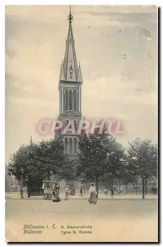 Cartes postales Mulhouse Eglise St Etienne