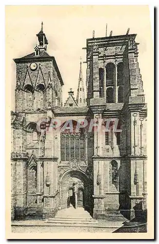 Cartes postales Guingamp la Basilique Notre dame de Bon Secours facade occidentale