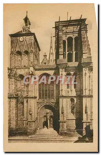 Cartes postales Guingamp la Basilique Notre dame de Bon Secours facade occidentale