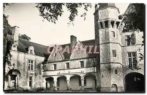 Cartes postales moderne Talcy L et C cour du Chateau