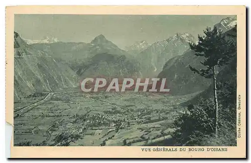 Cartes postales Vue generale du bourg d'oisans