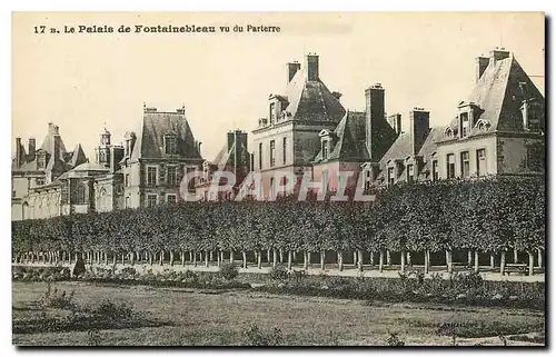 Ansichtskarte AK Le Palais de Fontainebleau vu du Parterre