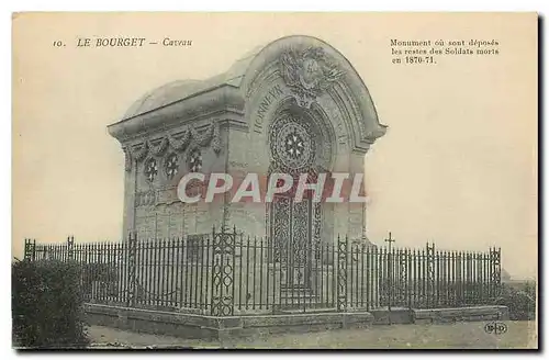 Cartes postales Le Bourget Caveau