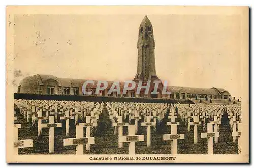 Ansichtskarte AK Cimitiere National de Douaumont