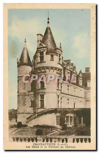 Ansichtskarte AK Chateauvieux L et C les tours et la Terrasse du Chateau